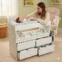 Mueble Cambiador Para Bebe Cajonera Organizador Pañales Inden (2).webp
