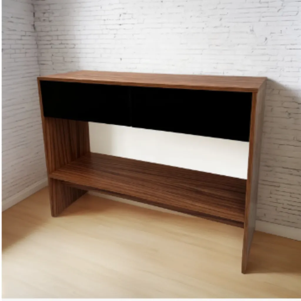 Credenza Mesa Recibidor Con 2 Cajones 2 Repisas Para Sala Inden (4).webp