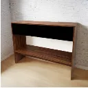Credenza Mesa Recibidor Con 2 Cajones 2 Repisas Para Sala Inden (4).webp